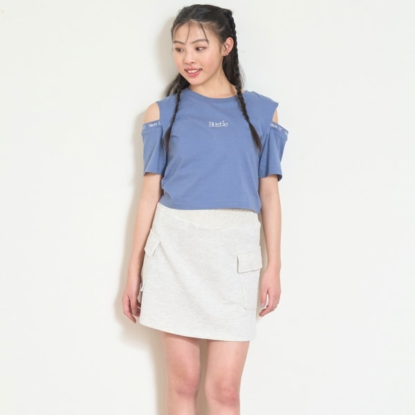 【7days】接触冷感肩あきT SET