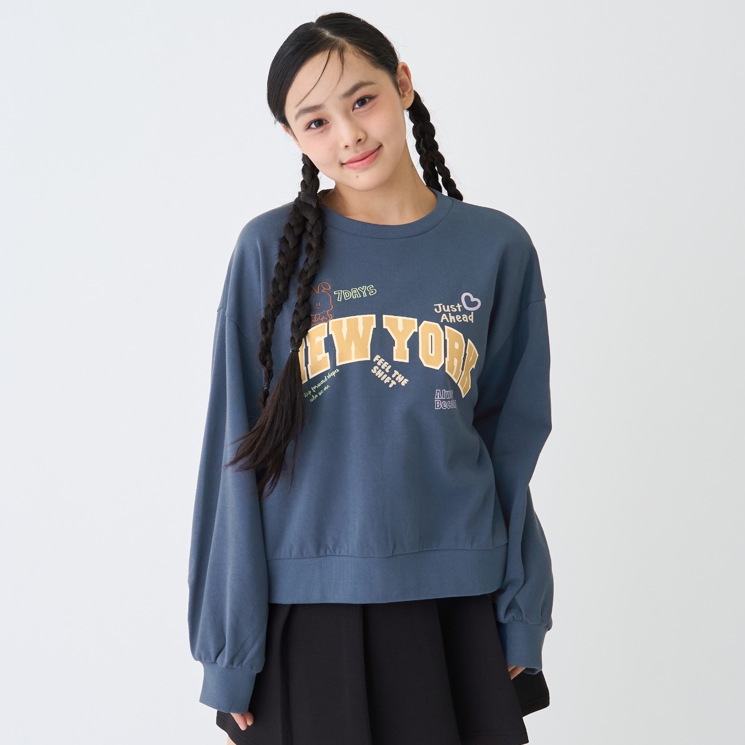 【7days】カレッジモチーフトレーナー