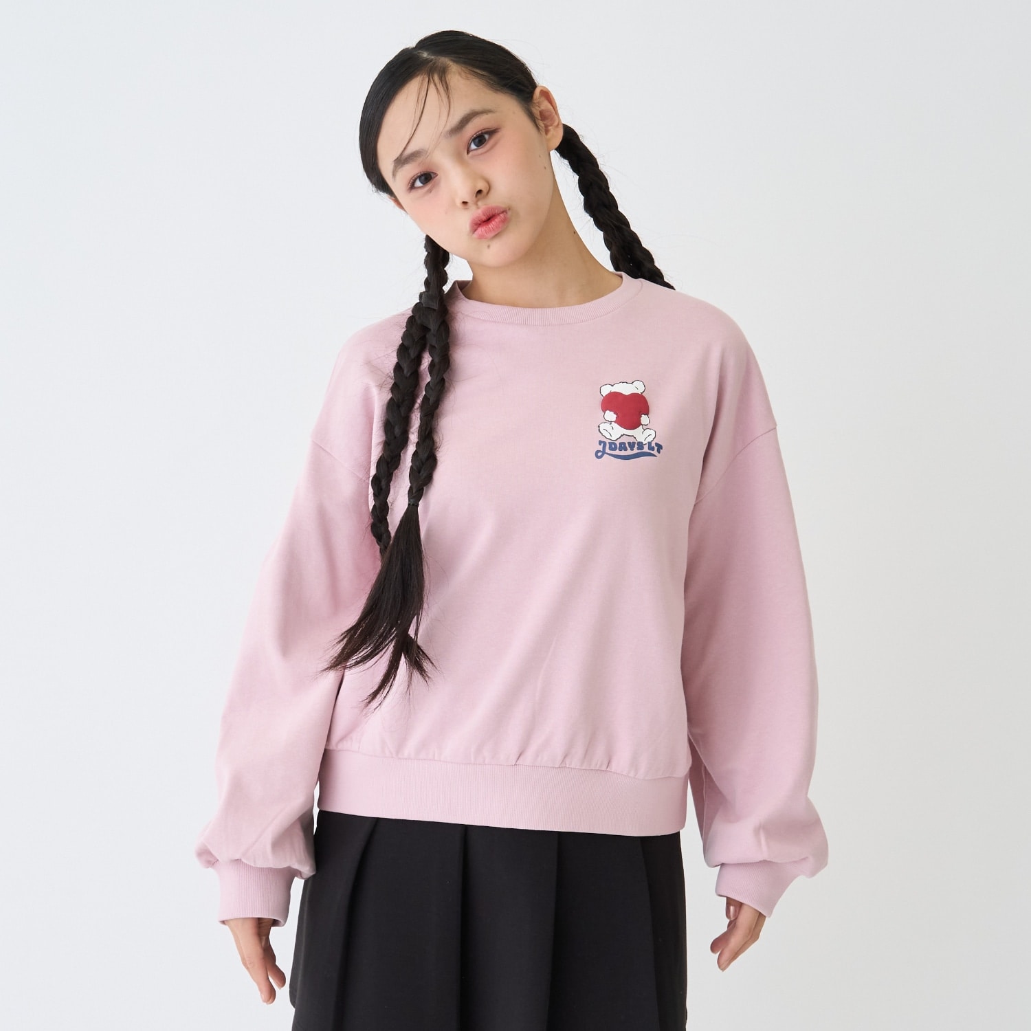 【7days】クマハートトレーナー