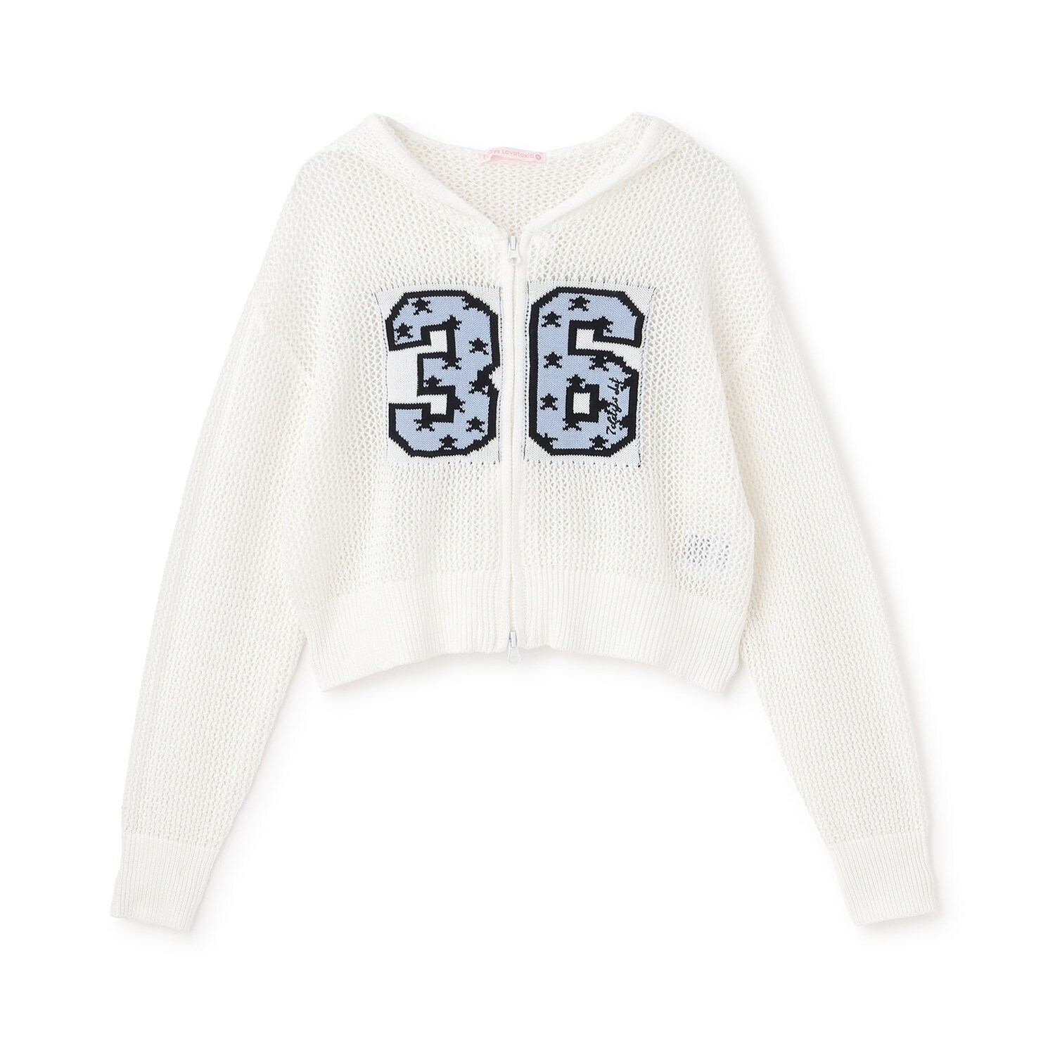 【7days】メッシュニットパーカー