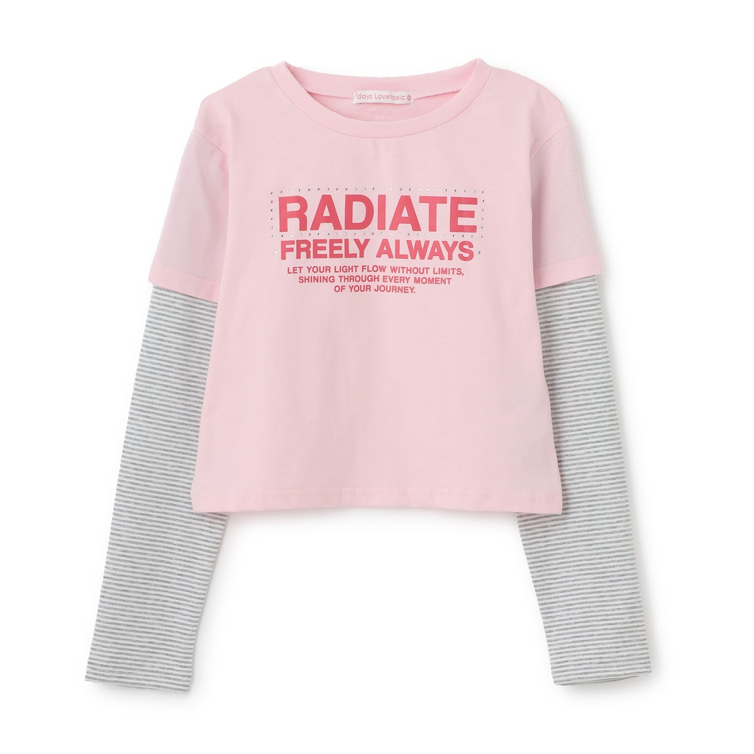 【7days】レイヤード風長袖Tシャツ