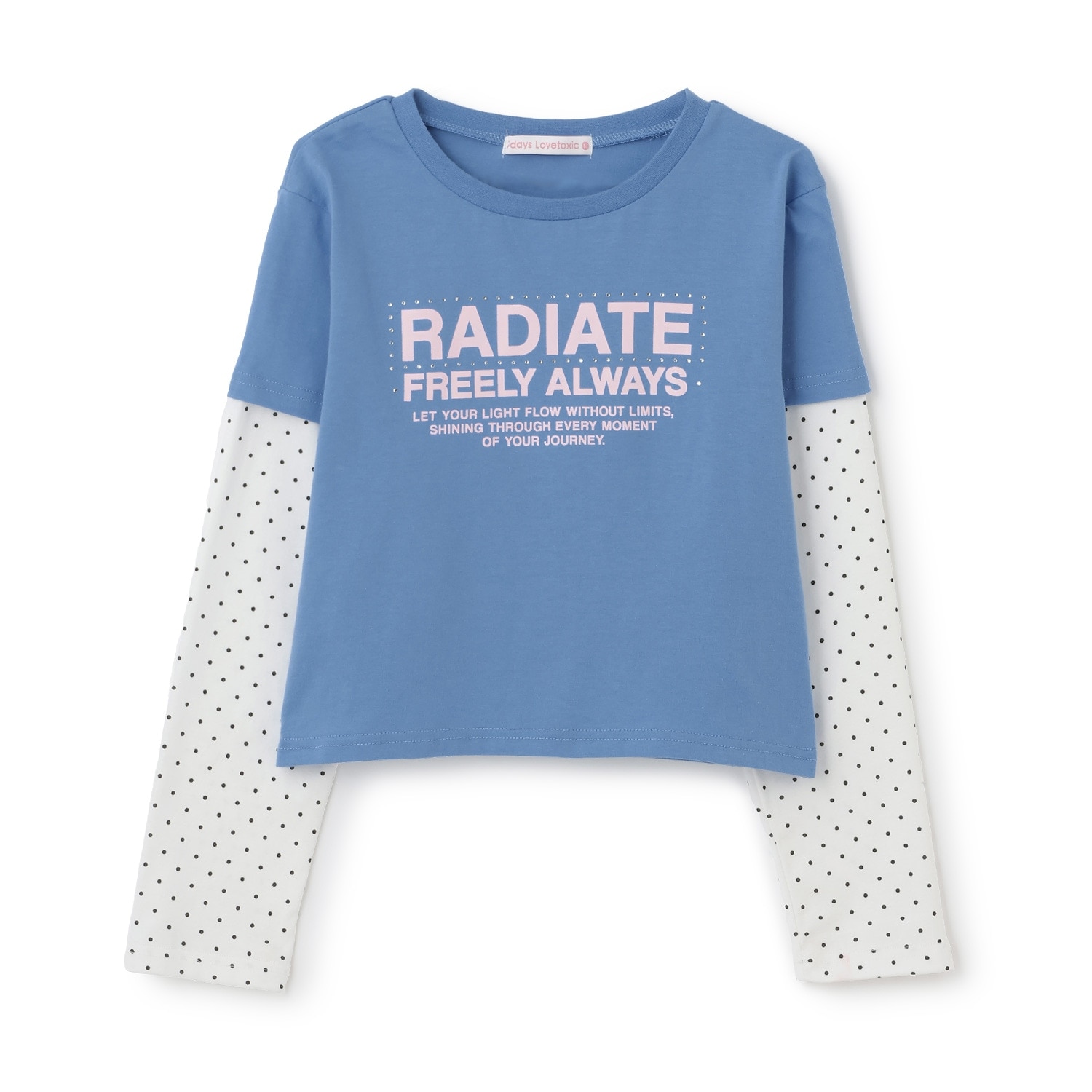 【7days】レイヤード風長袖Tシャツ