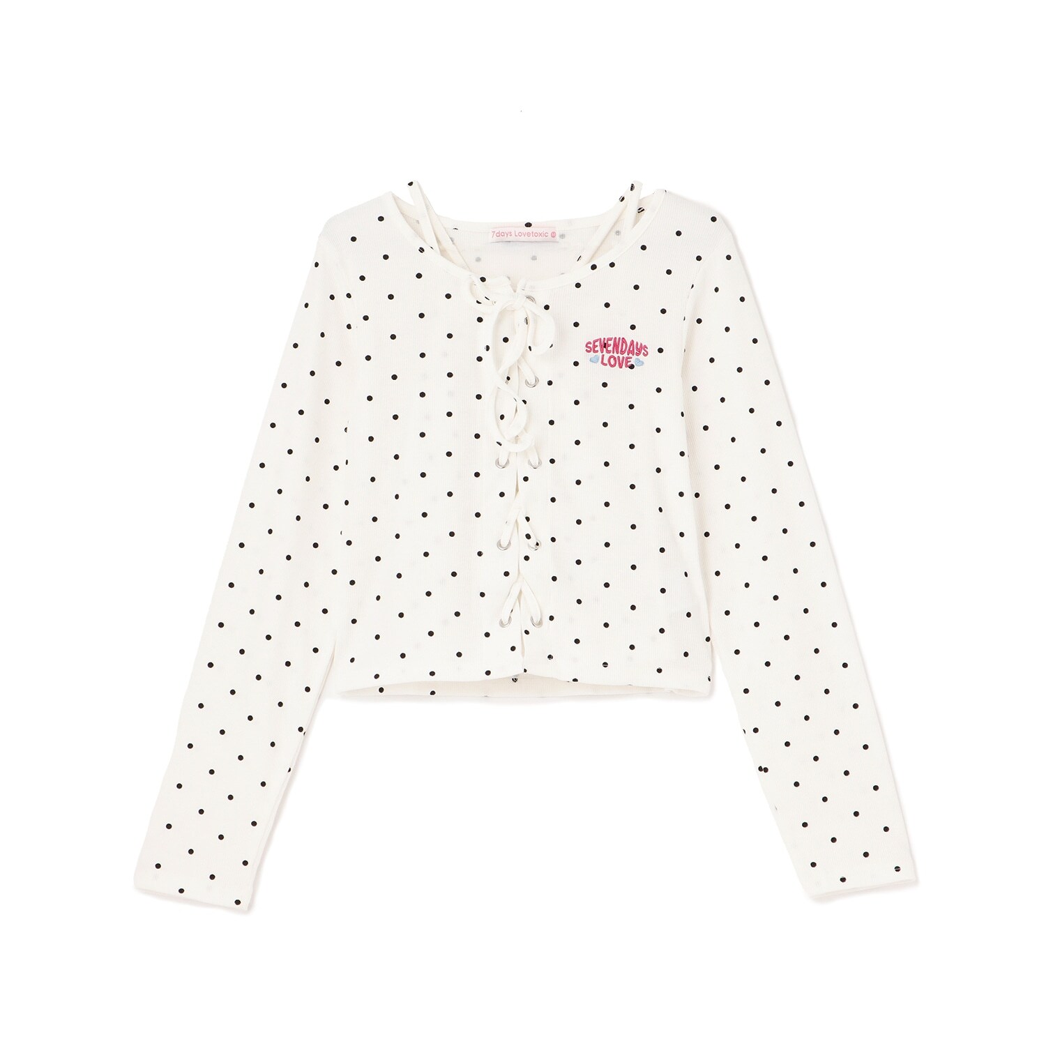 【7days】レースアップTキャミセット