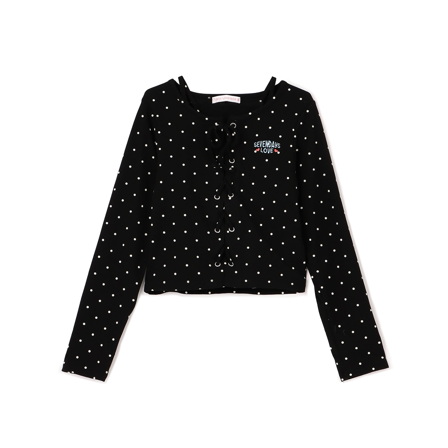 【7days】レースアップTキャミセット