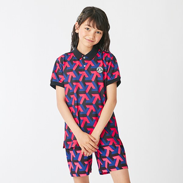 Pe/Pu 二重織プリント ショートパンツ