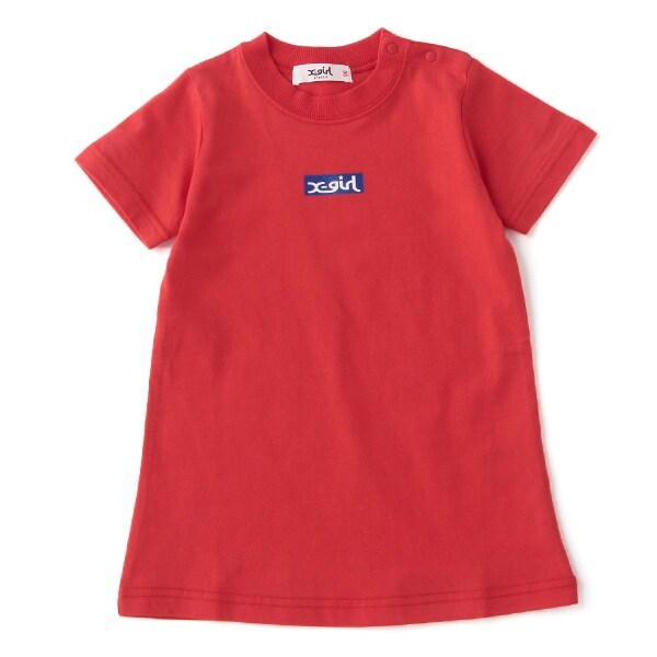 ボックスロゴプリントTシャツワンピース