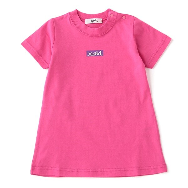 ボックスロゴプリントTシャツワンピース