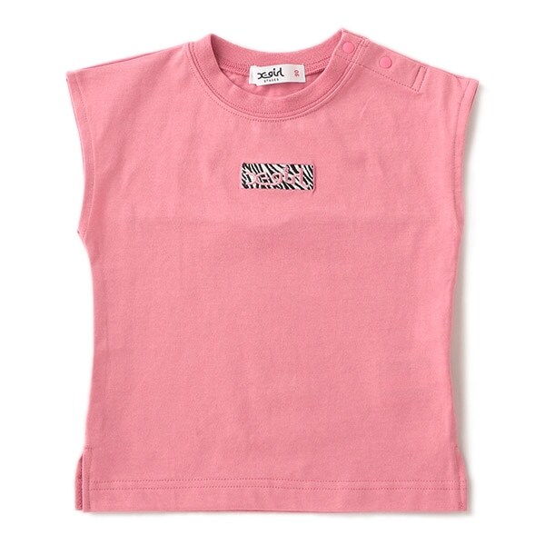 アニマルボックスロゴミニ袖Tシャツ