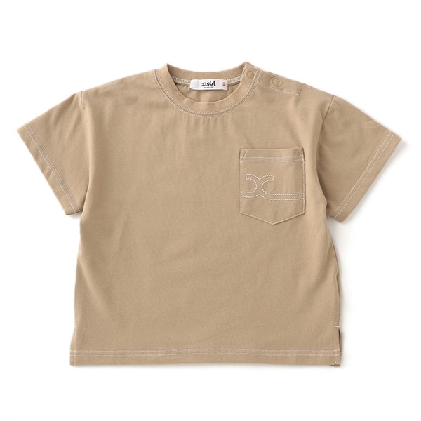 胸ポケットステッチTシャツ
