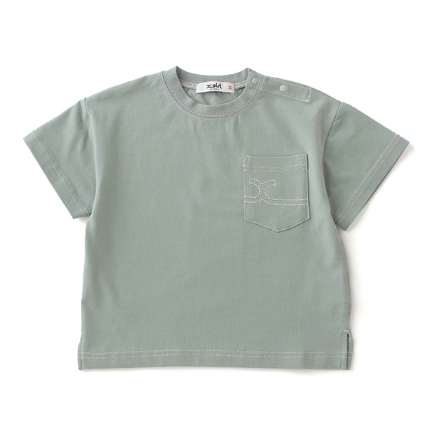 胸ポケットステッチTシャツ