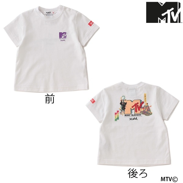 【MTV】 浮世絵モチーフバックデザインTシャツ