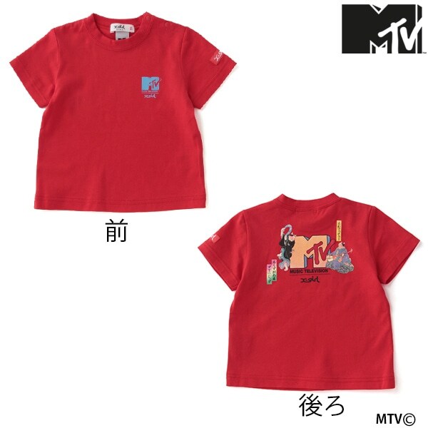 【MTV】 浮世絵モチーフバックデザインTシャツ