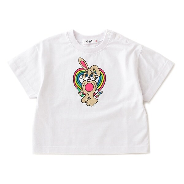 ファニーバニープリントTシャツ