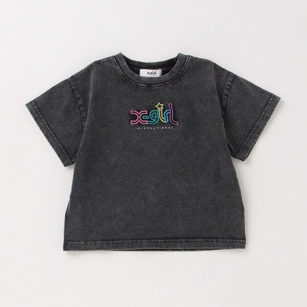 カラフルロゴケミカル加工Tシャツ