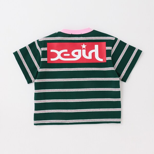 マルチボーダー半袖Tシャツ