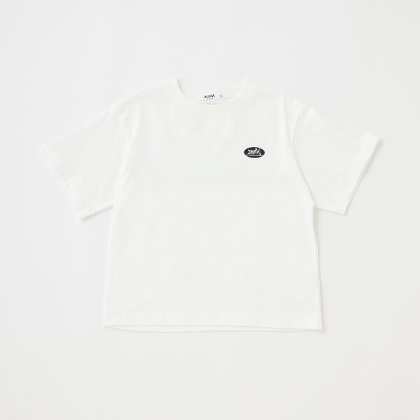 バックレインボーロゴ半袖Tシャツ
