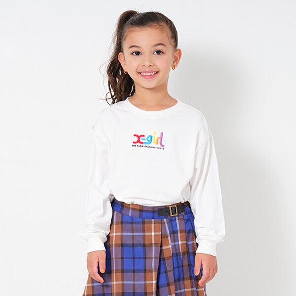 ミルズロゴ長袖Tシャツ