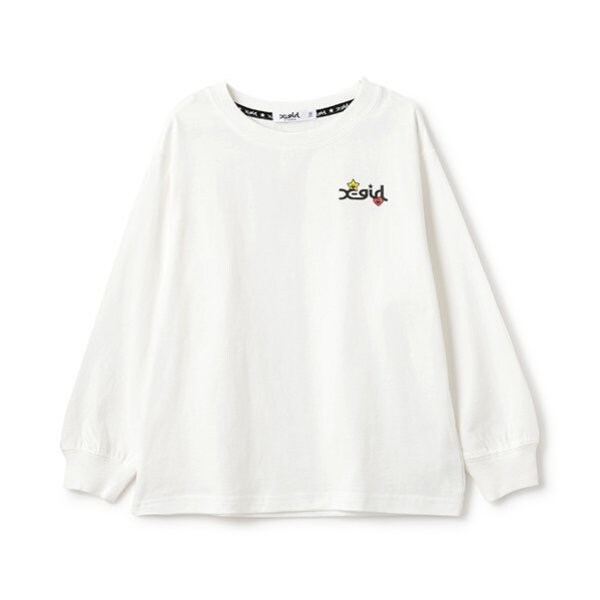 【ストロベリーキャンドル】Lija ホワイト 長袖 Tシャツ M ストロベリーキャンドル】Lija ホワイト 長袖 Tシャツ M 男女