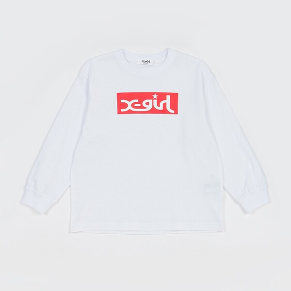 ボックスロゴ長袖Tシャツ