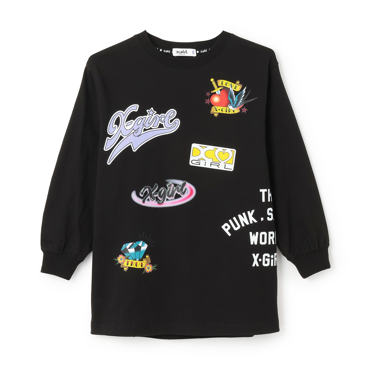 MIXロゴ長袖Tシャツ