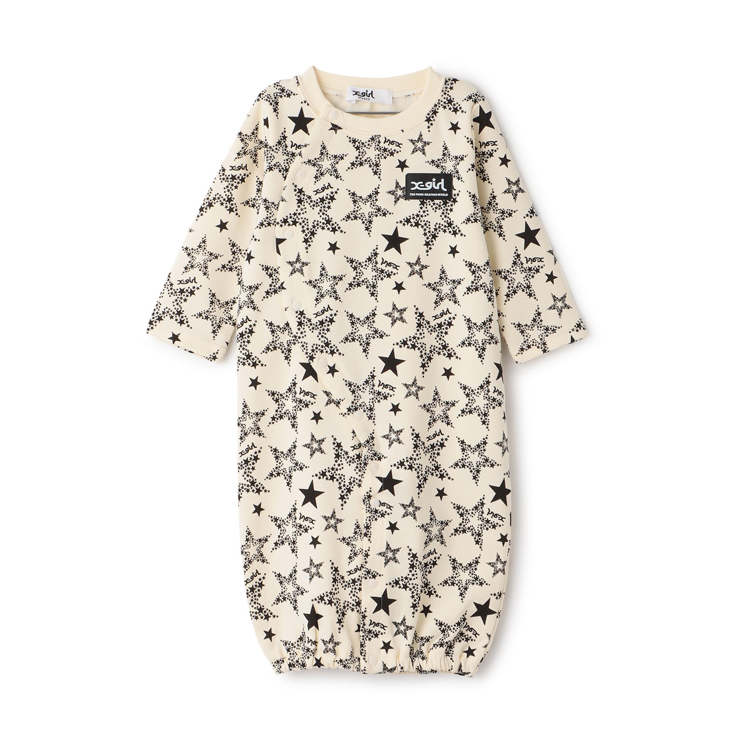 星総柄2WAYオール(50-70cm アイボリー): 新生児 - ナルミヤ