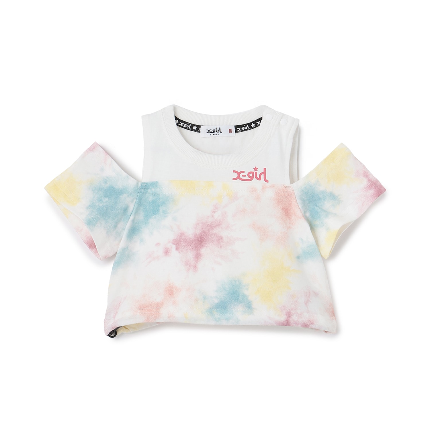 アソート総柄肩あき半袖Tシャツ