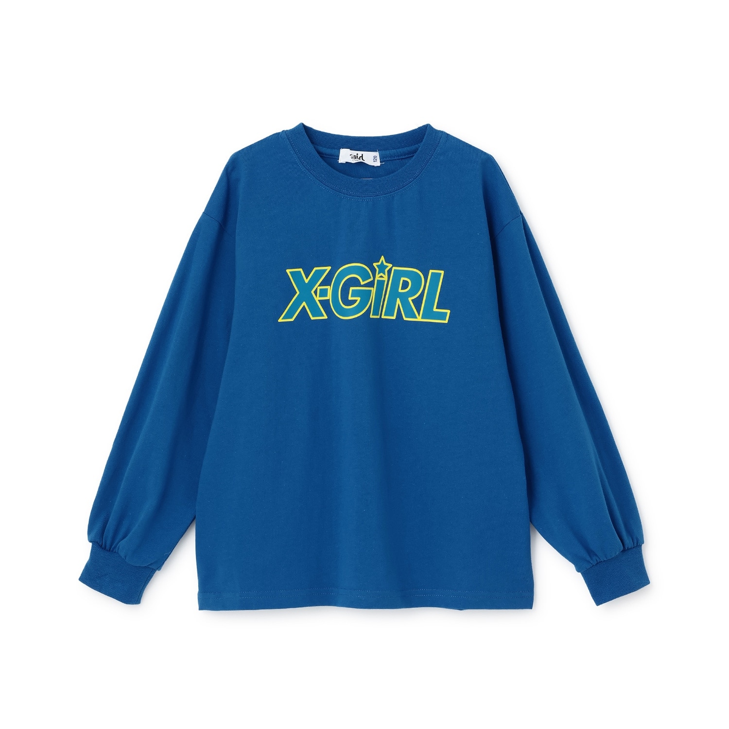 X-girlロゴ長袖Tシャツ