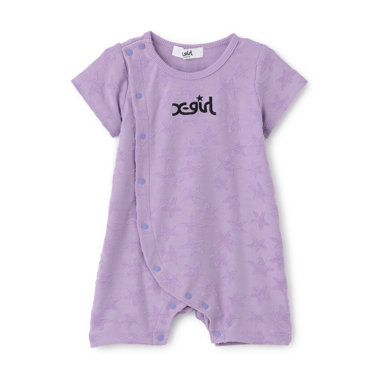 星柄パイルジャカード ショートオール