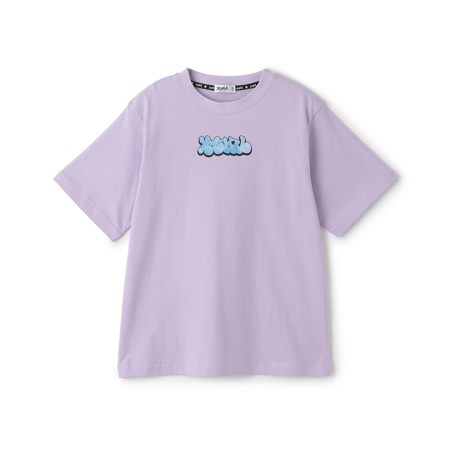 ガールイラストバックプリント ビッグTワンピ