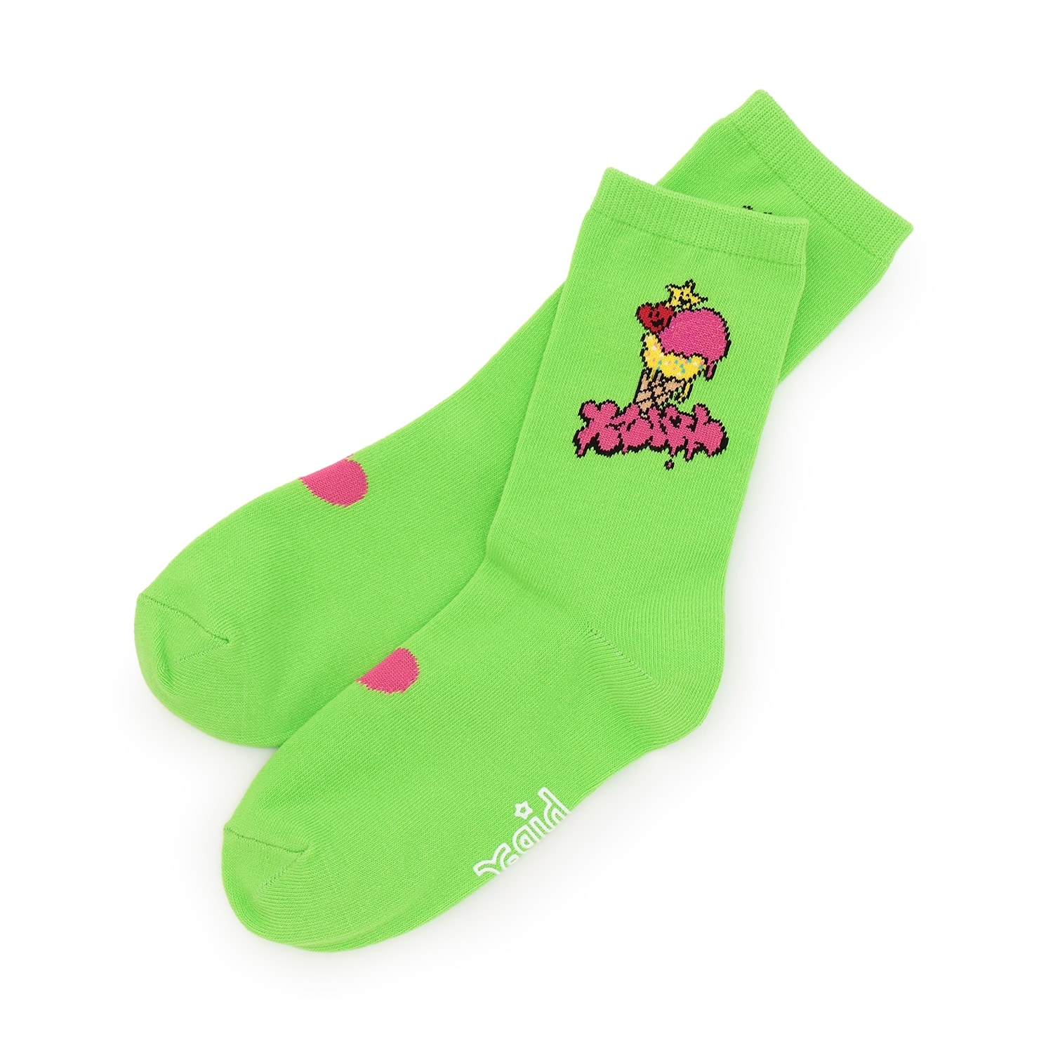 キラッキーアイスクリーム クルーソックス