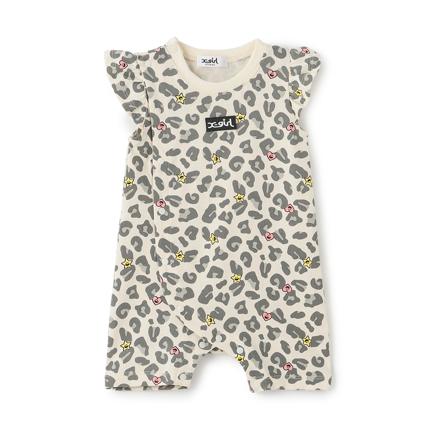 キラッキーレオパード総柄 ショートオール