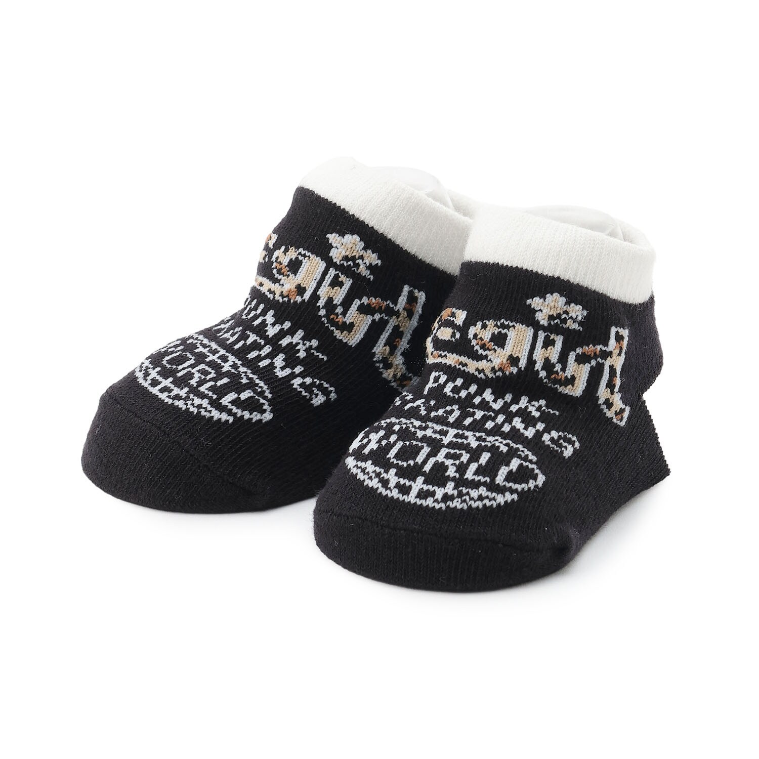 レオパードロゴ ベビーソックス