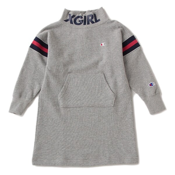 【Championコラボ】 裏毛 ハイネックワンピース