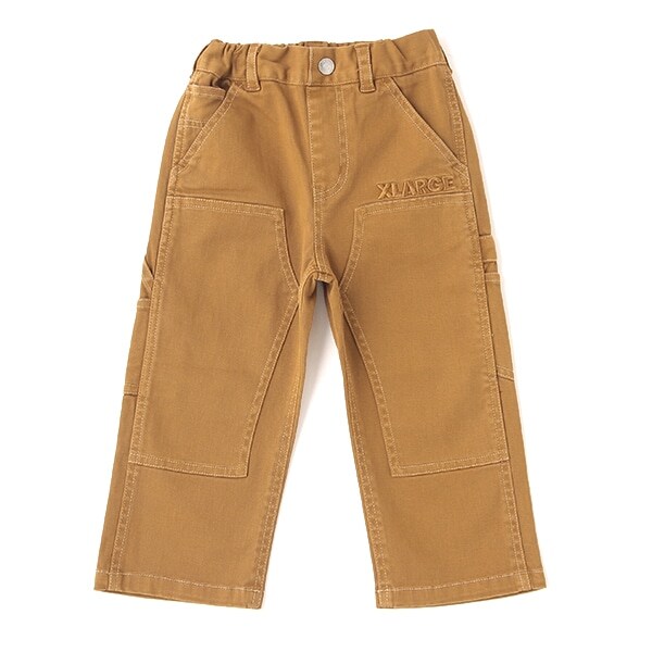 ロゴ刺しゅうツイルワークパンツ