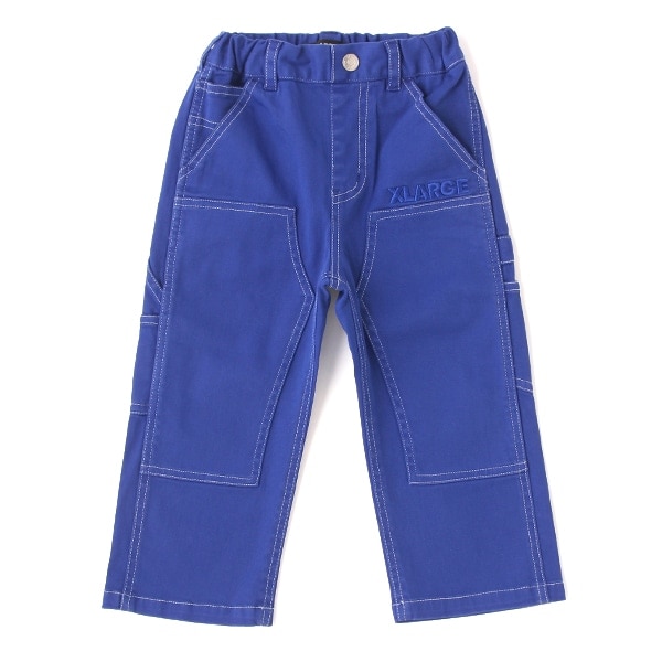 ロゴ刺しゅうツイルワークパンツ