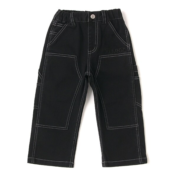 ロゴ刺しゅうツイルワークパンツ