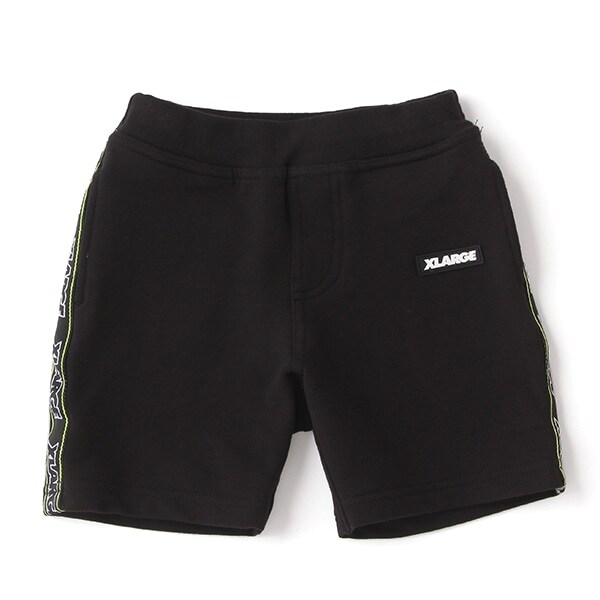 ミニ裏毛 ロゴテープスウェットショートパンツ