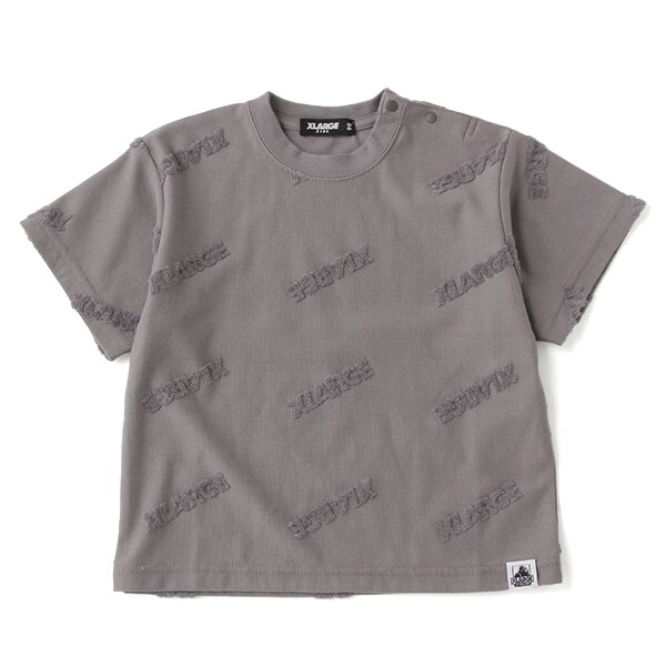 パイルジャカード総柄Tシャツ