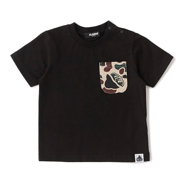 迷彩胸ポケットTシャツ