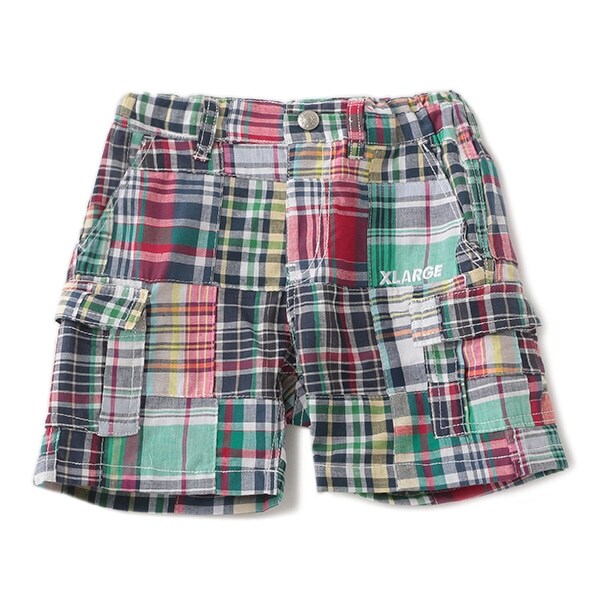 パッチワークカーゴショートパンツ