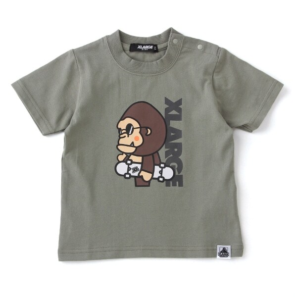 スケートファニーゴリラTシャツ