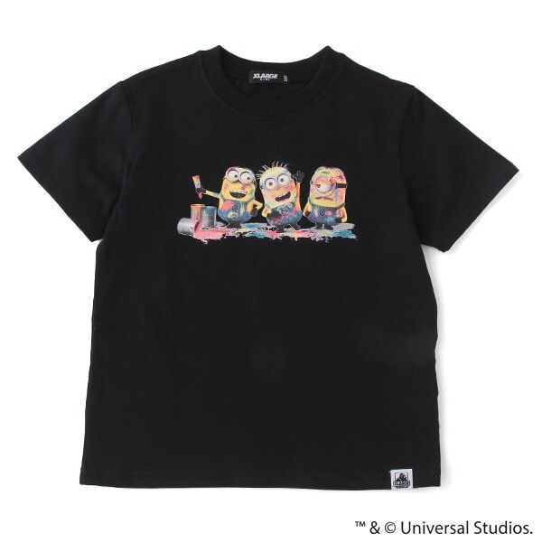Narumiya Online ナルミヤ オンラインの公式通販サイト ミニオンコラボ ペイントロゴtシャツ 100 黄 キッズ