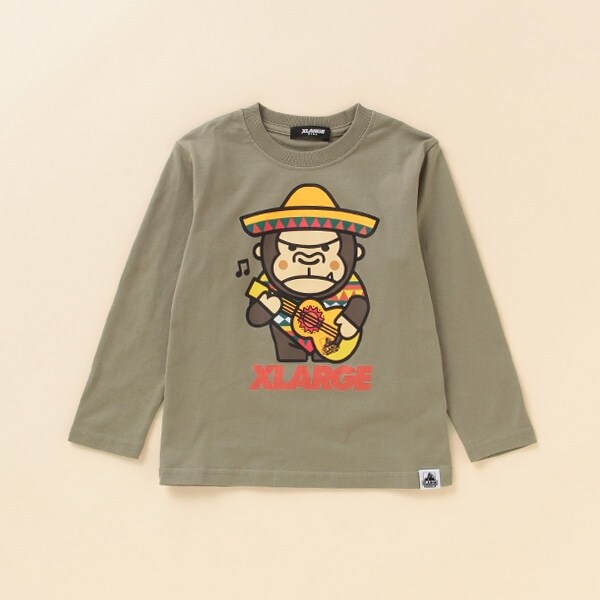 メキシカンファニーゴリラプリントTシャツ