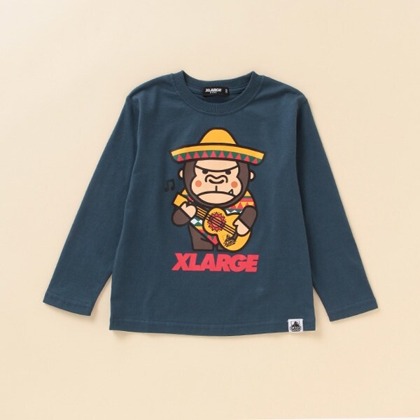 メキシカンファニーゴリラプリントTシャツ