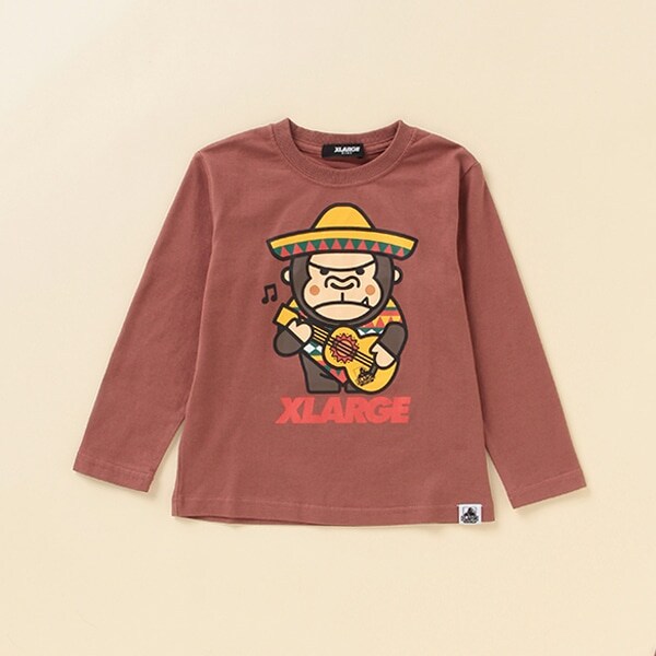 メキシカンファニーゴリラプリントTシャツ