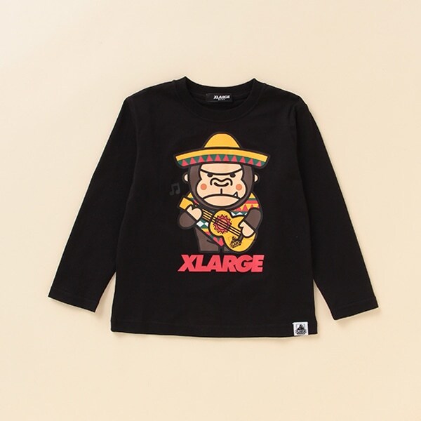メキシカンファニーゴリラプリントTシャツ