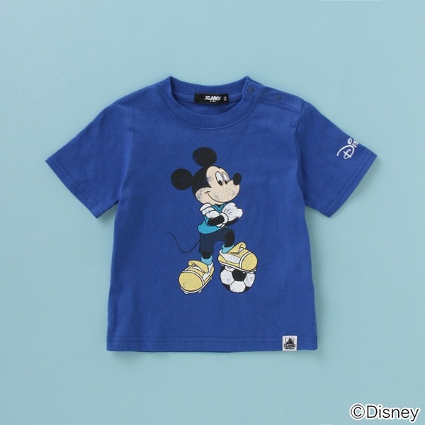 Narumiya Online ナルミヤ オンラインの公式通販サイト Disney ミッキーマウスデザイン Ogゴリラかすれプリントtシャツ 80 ロイヤル ブルー キッズ