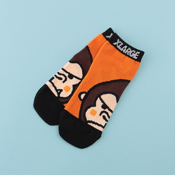ナルミヤ　sk メッシュラインクルーソックス(M(17-20cm) ブルー): ジュニア