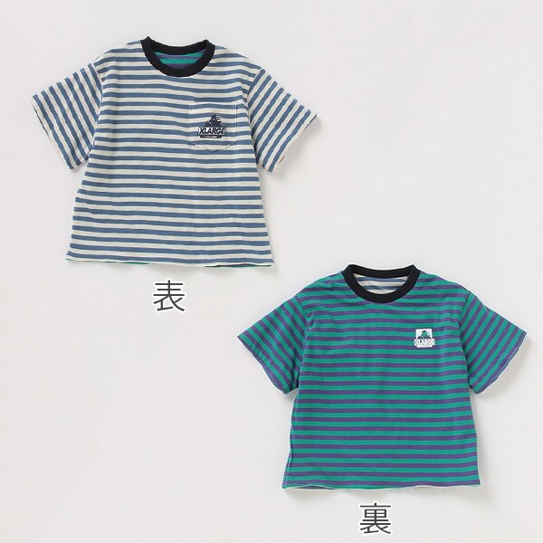 OGゴリラリバーシブルボーダーTシャツ