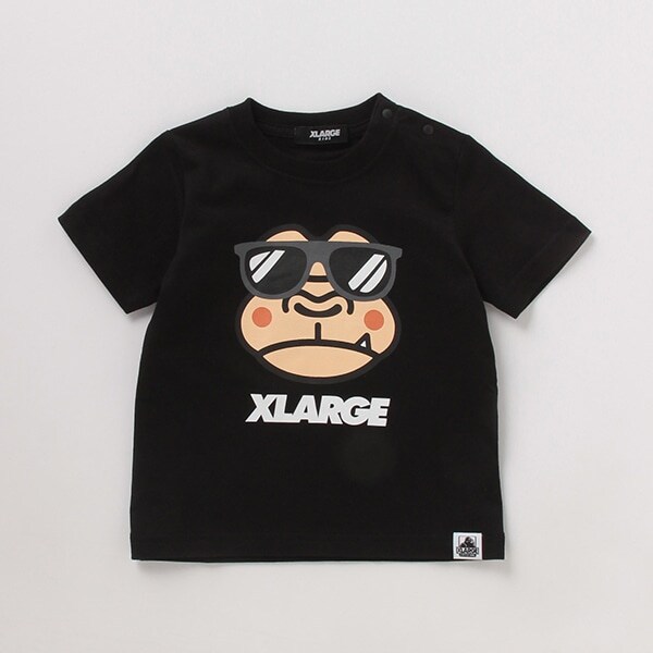 抗菌防臭 ビッグフェイスファニーゴリラTシャツ